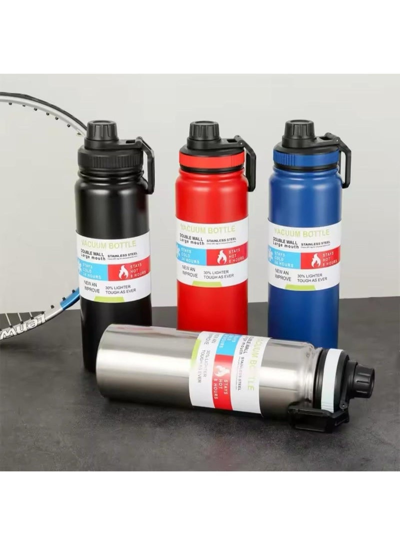 يو شوب زجاجة حرارية معزولة من يو شوب بتفريغ الهواء الستانلس ستيل سعة 1000 مل مانعة للتسرب وخالية BPA مياه رياضية للقهوة والشاي للسفر للحفاظ على المشروبات ساخنة أو باردة - Image 4