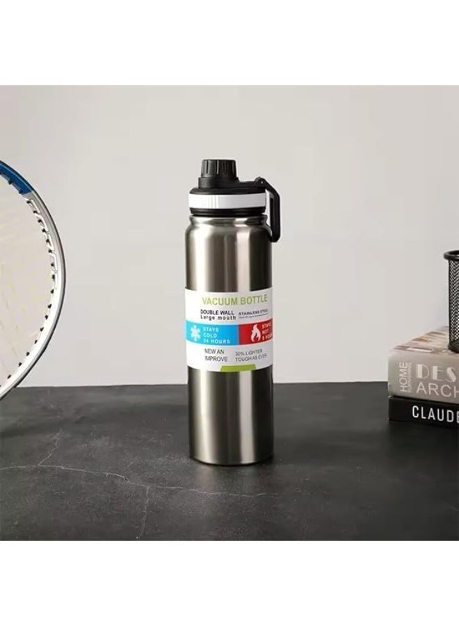 يو شوب زجاجة حرارية معزولة من يو شوب بتفريغ الهواء الستانلس ستيل سعة 1000 مل مانعة للتسرب وخالية BPA مياه رياضية للقهوة والشاي للسفر للحفاظ على المشروبات ساخنة أو باردة - Image 1