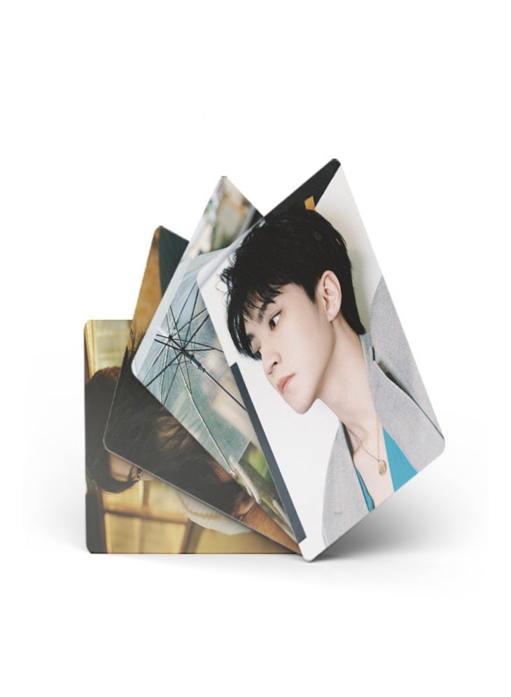 general EWC China Promotion Ambassador Wang Junkai Laser Lomo Cards 50 Pack Boxed Set Collectibles - Image 3