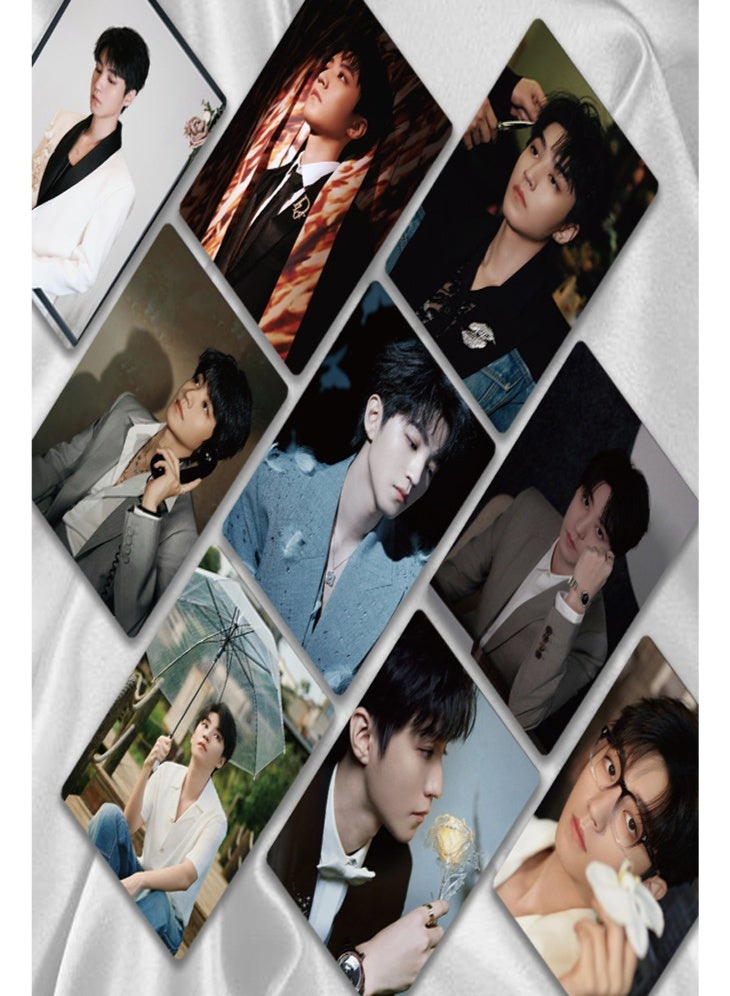 general EWC China Promotion Ambassador Wang Junkai Laser Lomo Cards 50 Pack Boxed Set Collectibles - Image 4