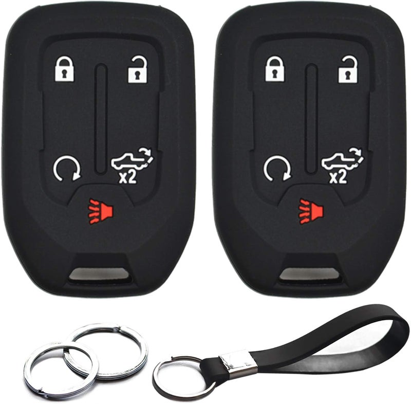 INFIPAR Key Fob Cover for Chevrolet and GMC Vehicles - Image 1