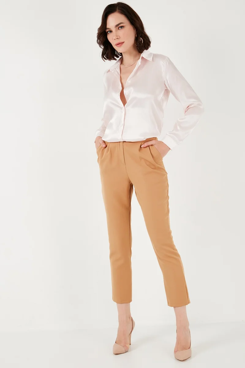 ليلا Regular Fit Satin Classic Shirt Women's Shirt 66939642S4