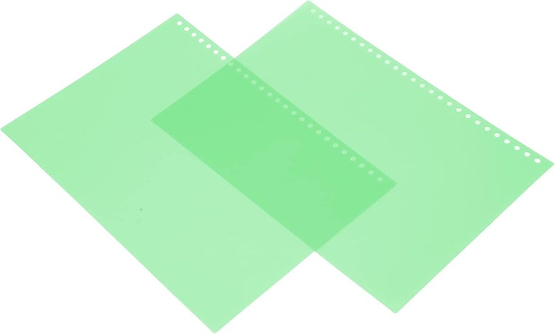50pcs B5 B5 Translucent Cover Waterproof Paper Roll for Report Documents (Green) - Image 1