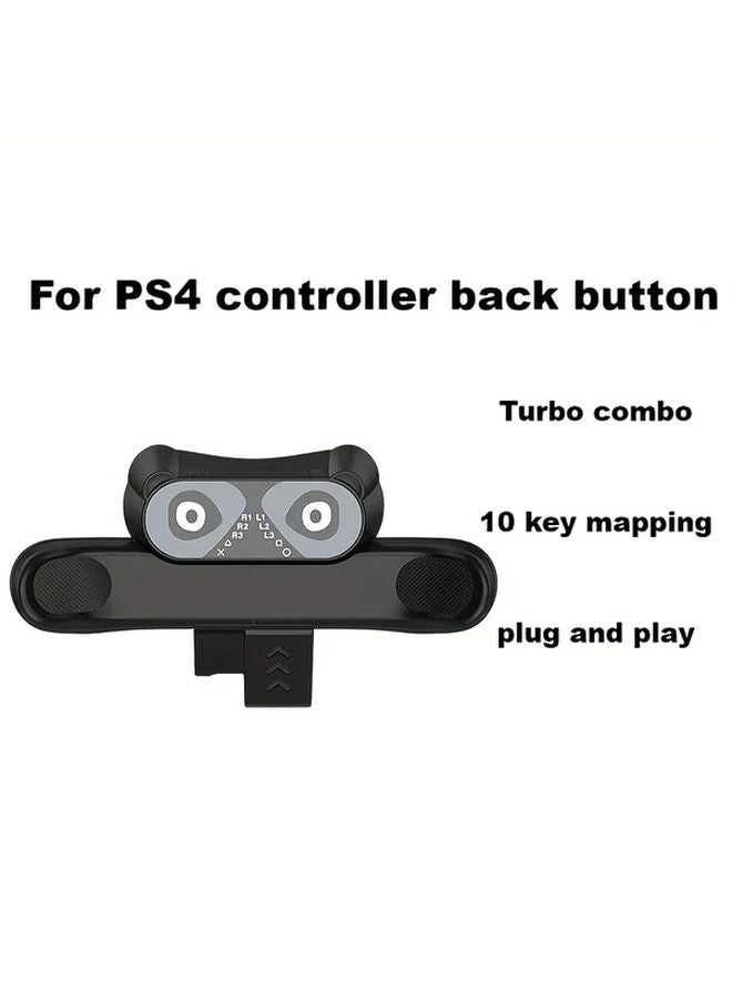 Black Owl PS4 Controller Back Button Attachment Turbo Combo Clip Mapping Gaming Accessory - Image 1