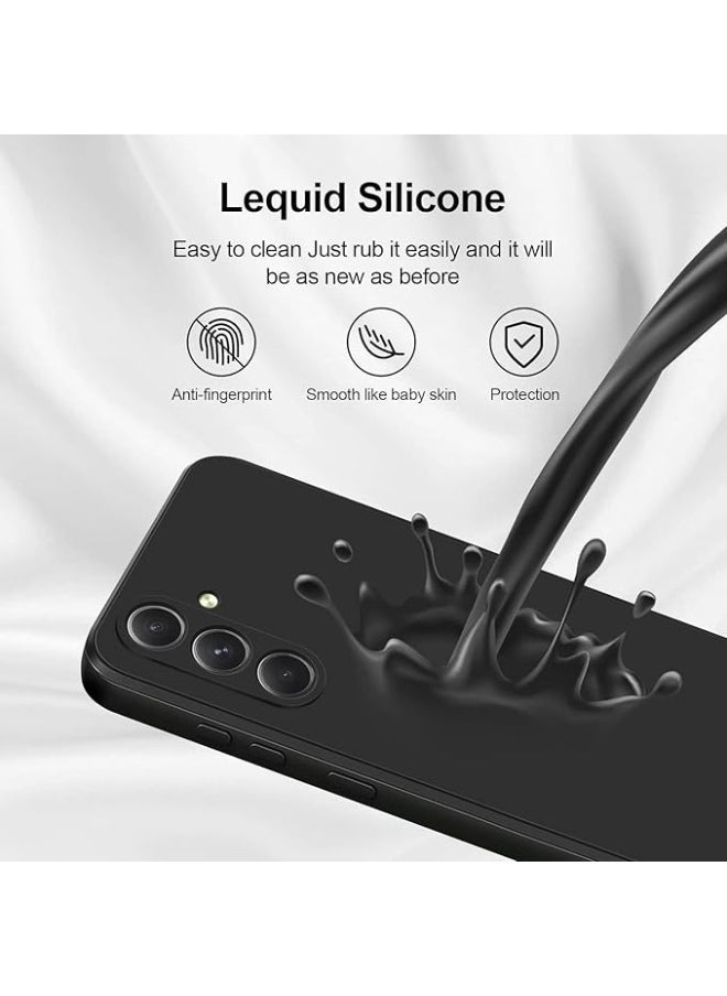 راكسوم جراب حماية لهاتف سامسونج جالاكسي A55 مع واقي شاشة مزدوج، مصنوع من السيليكون الناعم الملمس، يوفر حماية كاملة للجهاز، متوافق مع هاتف سامسونج A55 بشاشة 6.6 بوصة. - Image 4