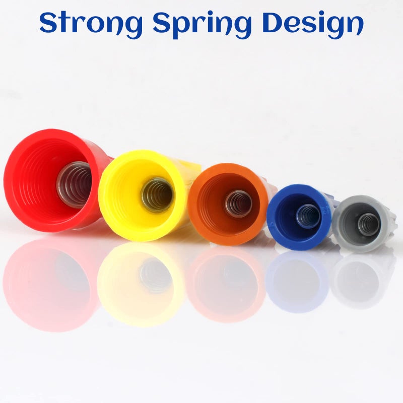Romeda 180 PCS Wire Connectors, Insulating Insert Twist Electrical Wire Connectors with Spring, Portable Wire Caps for Quick Connection, Colorful Wire Caps Electrical - Image 4