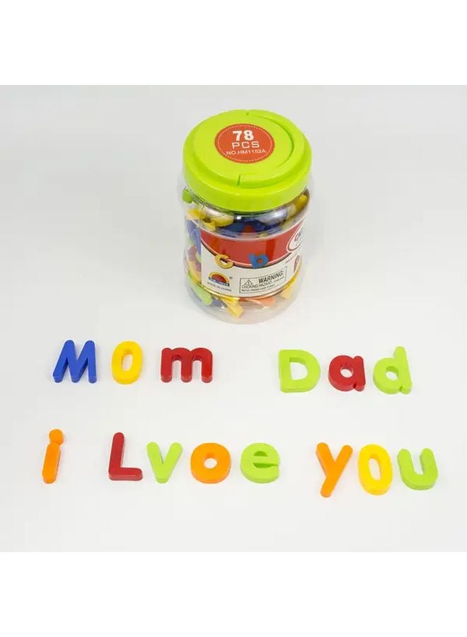 52 قطعة مغناطيس الأبجدية والأرقام لمغناطيس الثلاجة - لعبة تعليمية للتهجئة والعد - Image 4