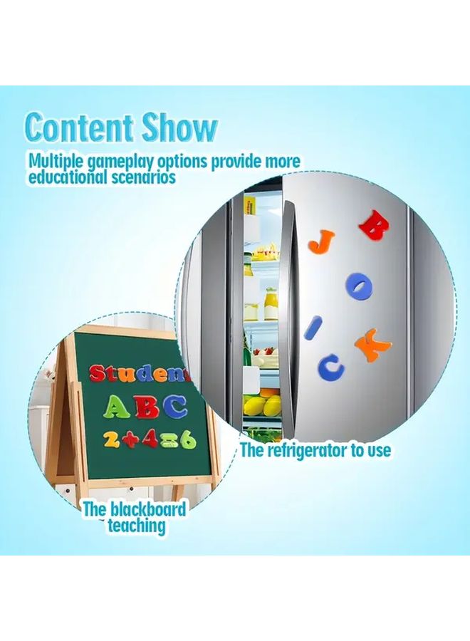 52 قطعة مغناطيس الأبجدية والأرقام لمغناطيس الثلاجة - لعبة تعليمية للتهجئة والعد - Image 5