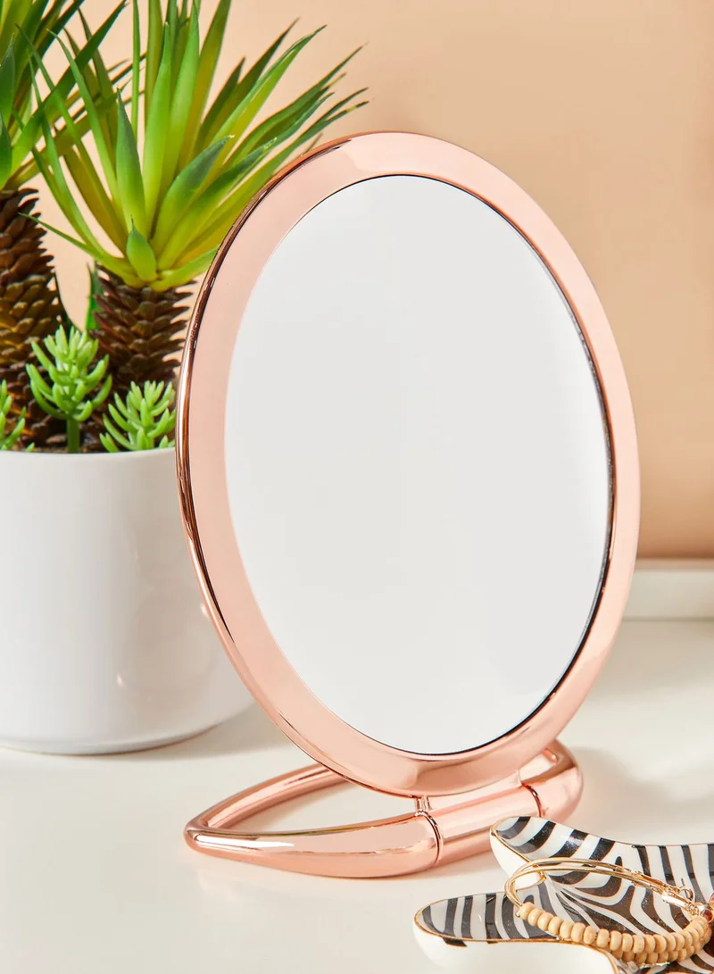 AURORA Rose Gold Desk Mirror