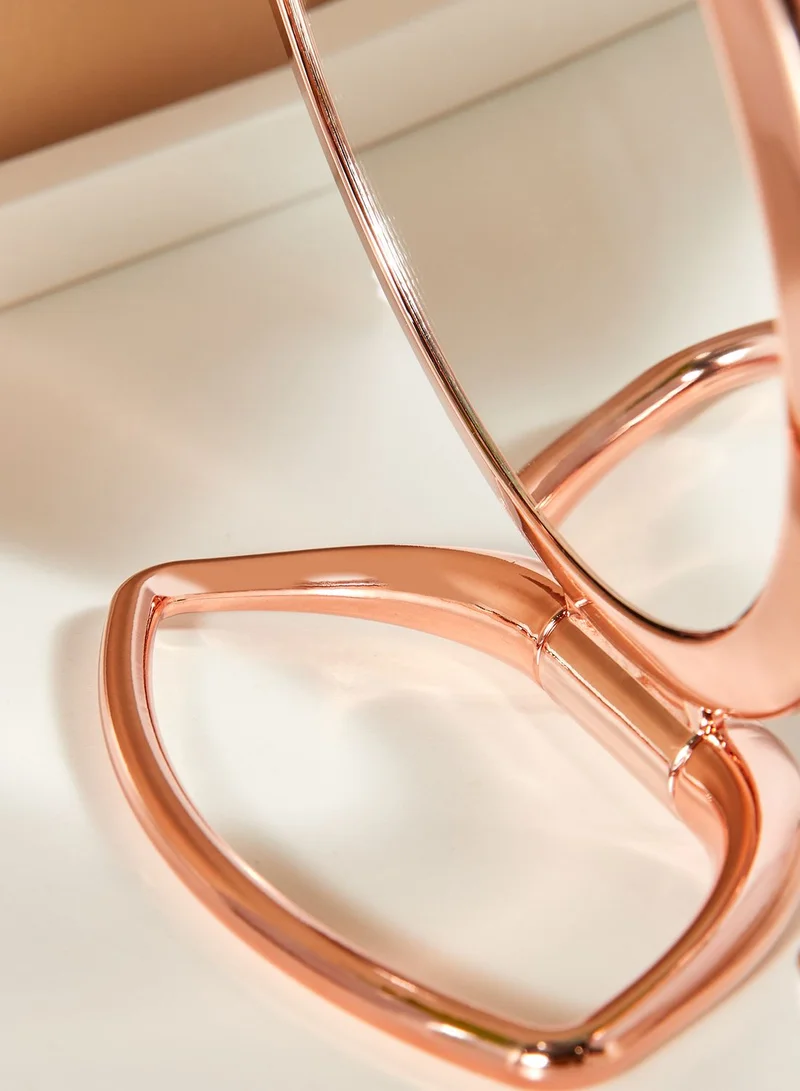 AURORA Rose Gold Desk Mirror