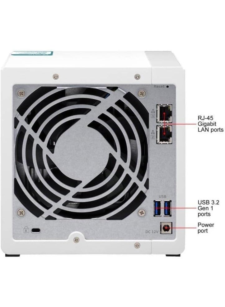 QNAP TS-431K Desktop NAS 4-Bay RAID NAS Enclosure - Image 2
