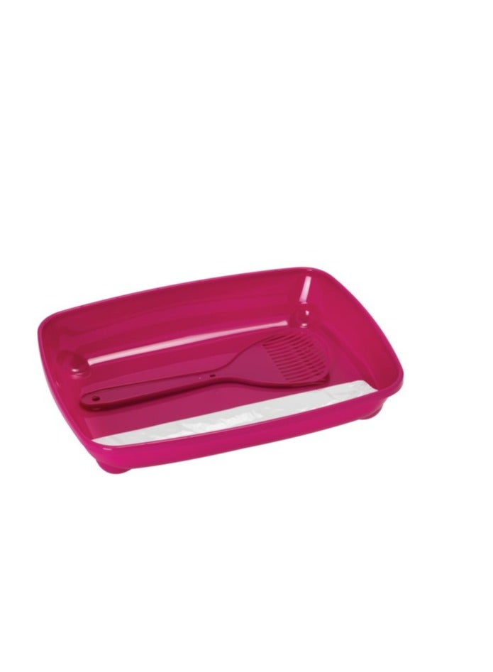 MODERNA TRAY WITH SCOOP&BAG 37CM (C120 SET) Color - Pink