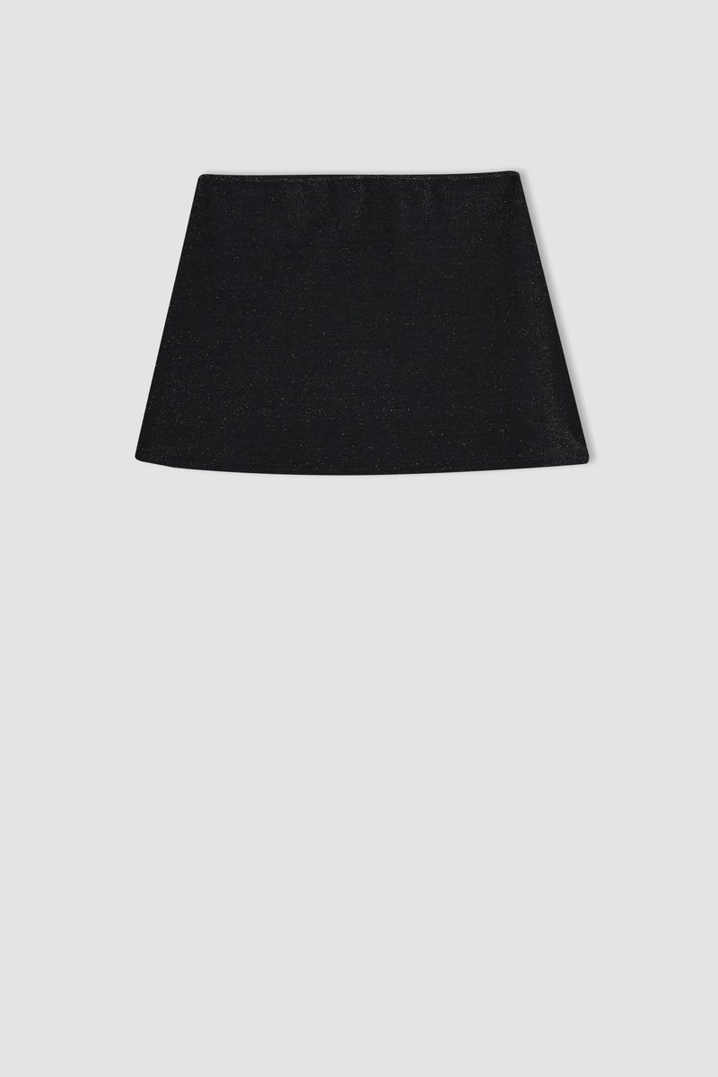 DeFacto Woman Fall in Love Shiny Fabric Mini Beach Skirt  - Image 2