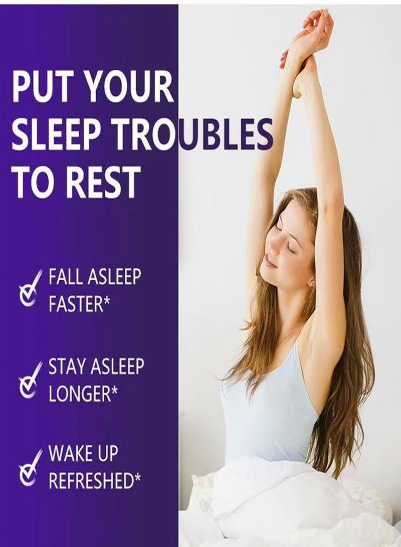 ديني مكمل ميلاتونين سريع الذوبان 60 حبة نباتية جummies مساعدة للنوم ليلاً بنكهة التوت الطبيعية نباتي خالي من الكائنات المعدلة وراثياً وخالي من الغلوتين - Image 3