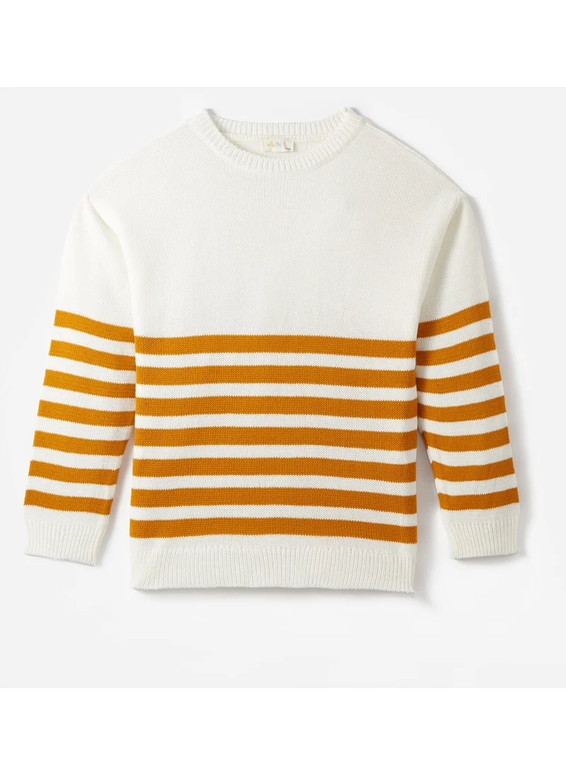 JUNE Boys Striped Sweater