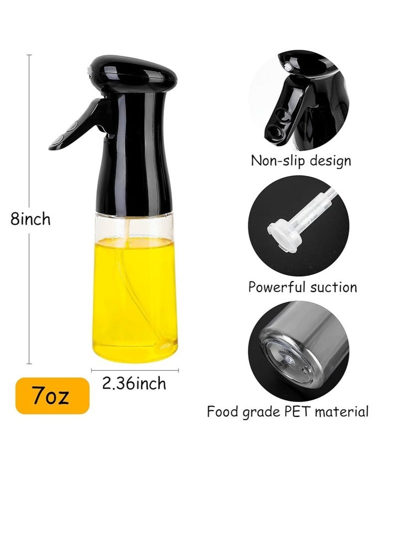 (قطعتين) بخاخ زيت وخل وماء عملي وسهل الاستخدام قابل لإعادة التعبئة يستخدم للطبخ الصحي مثل الشواء والقلي في المقلاة الهوائية سعة 220 مل (قد يختلف اللون) - Image 2