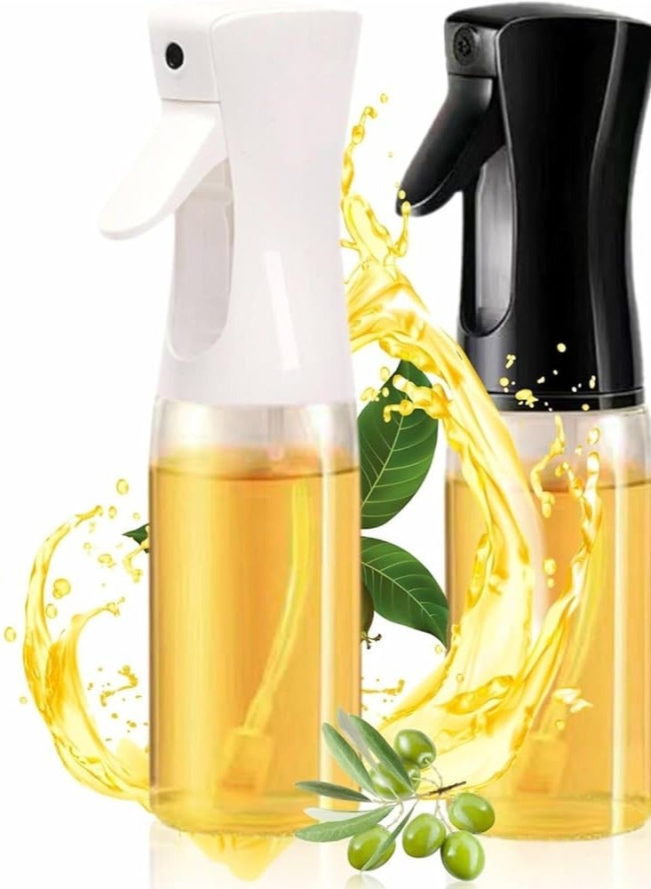(قطعتين) بخاخ زيت وخل وماء عملي وسهل الاستخدام قابل لإعادة التعبئة يستخدم للطبخ الصحي مثل الشواء والقلي في المقلاة الهوائية سعة 220 مل (قد يختلف اللون) - Image 1