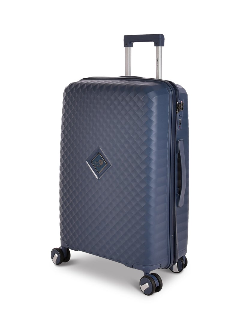 New Travel Luggage Set, Polypropylene (PP) Material, Hard Trolley Travel Bag with Carry On Cabin and Checked In Sizes, Combination Lock and 4 Double Wheels, Size 20/24/28 Inches, 162/3P