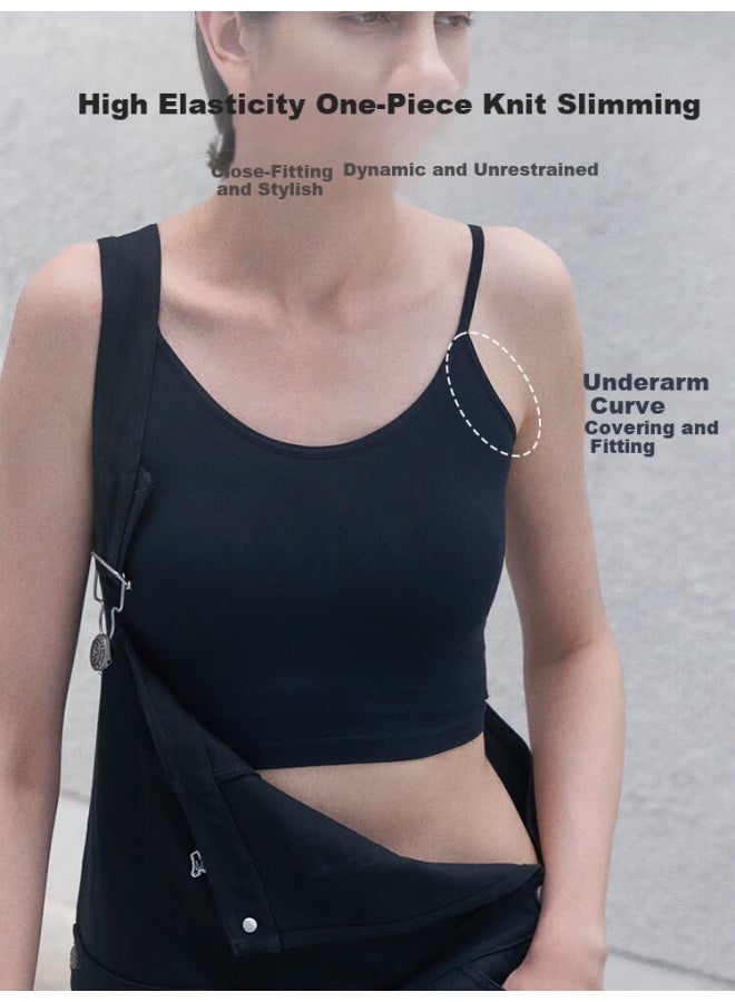 Aimer Women's Summer Thin Wire-free Cup Backless Tank Top Style Revealing Back Sling Bra Am175701 160 - Image 2