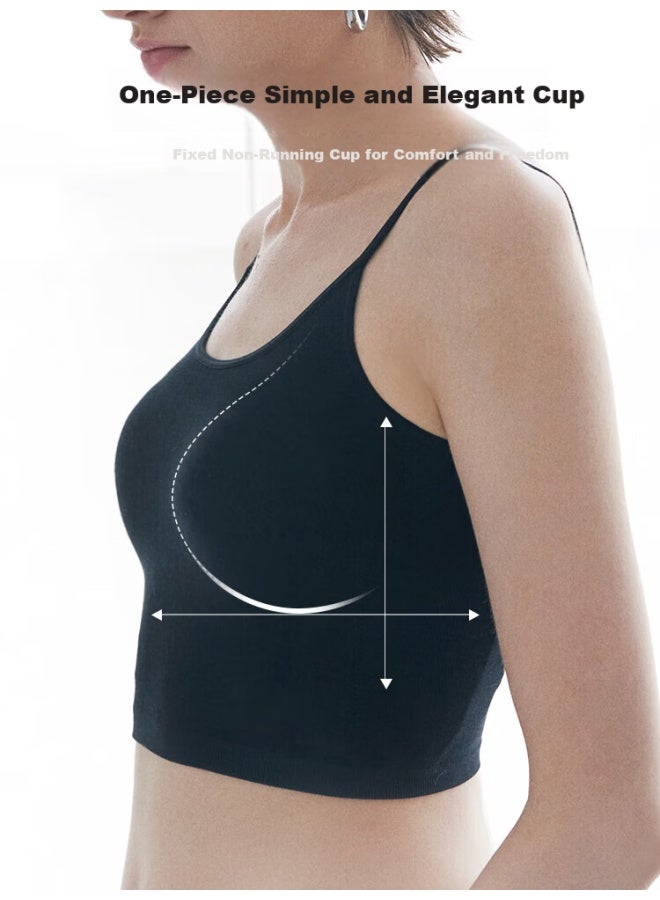 Aimer Women's Summer Thin Wire-free Cup Backless Tank Top Style Revealing Back Sling Bra Am175701 160 - Image 3