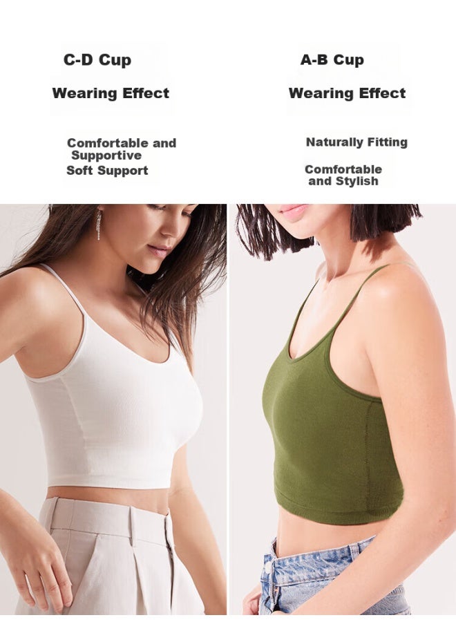Aimer Women's Summer Thin Wire-free Cup Backless Tank Top Style Revealing Back Sling Bra Am175701 160 - Image 4