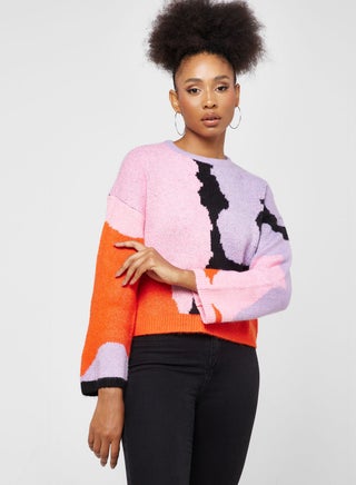 Color Block Knitted Sweater - pzsku/Z71E772689805EF7441BFZ/45/_/1696527593/73b948d8-d231-473b-947b-2b0cb218f147