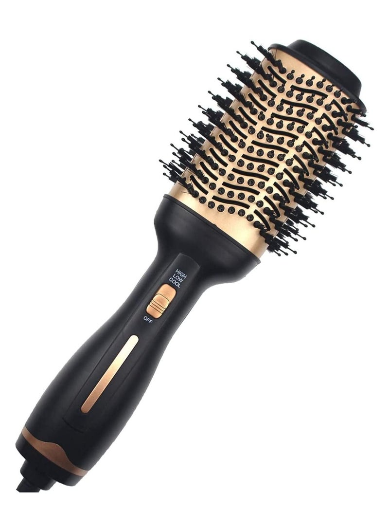 Hot Air Brush,Hair Dryer Brush, Professional Hair Dryer & Volumizer 3 in 1 Upgrade Anti-Scald Negative Ionic Technology Hair Straightener Brush,Salon Negative Ion Ceramic Electric Blow Dryer - Image 1