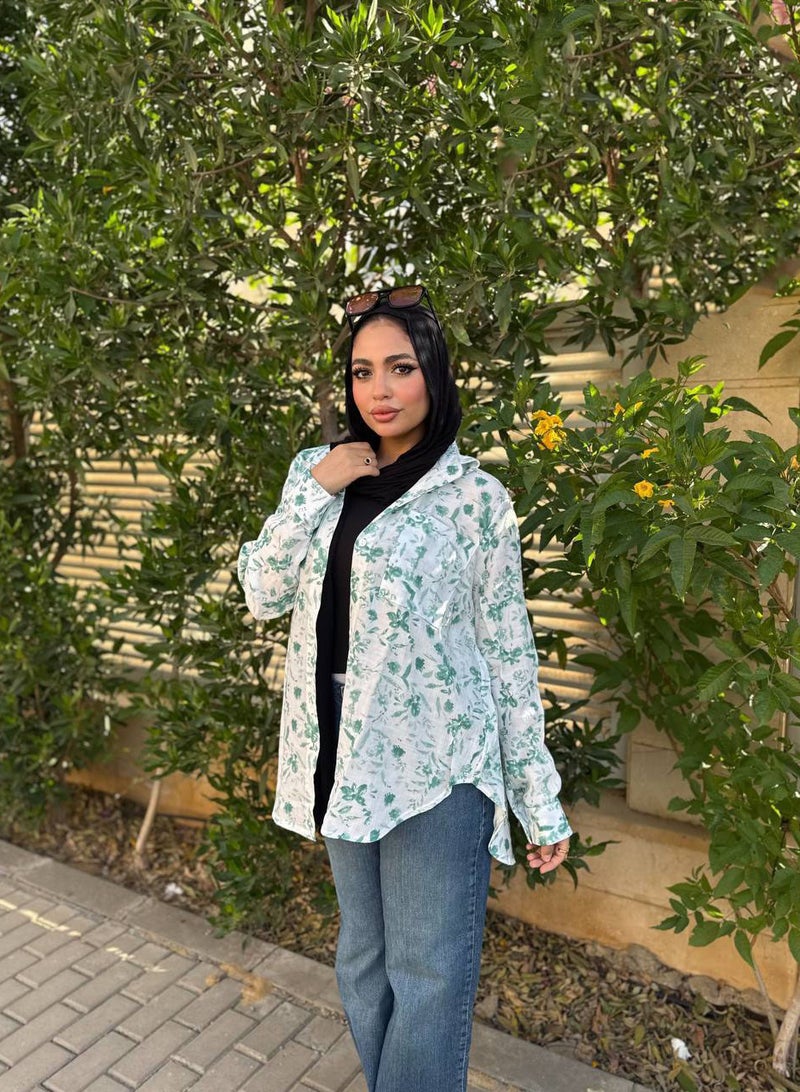 Puritopia Women's Printed Shirt  - Image 1