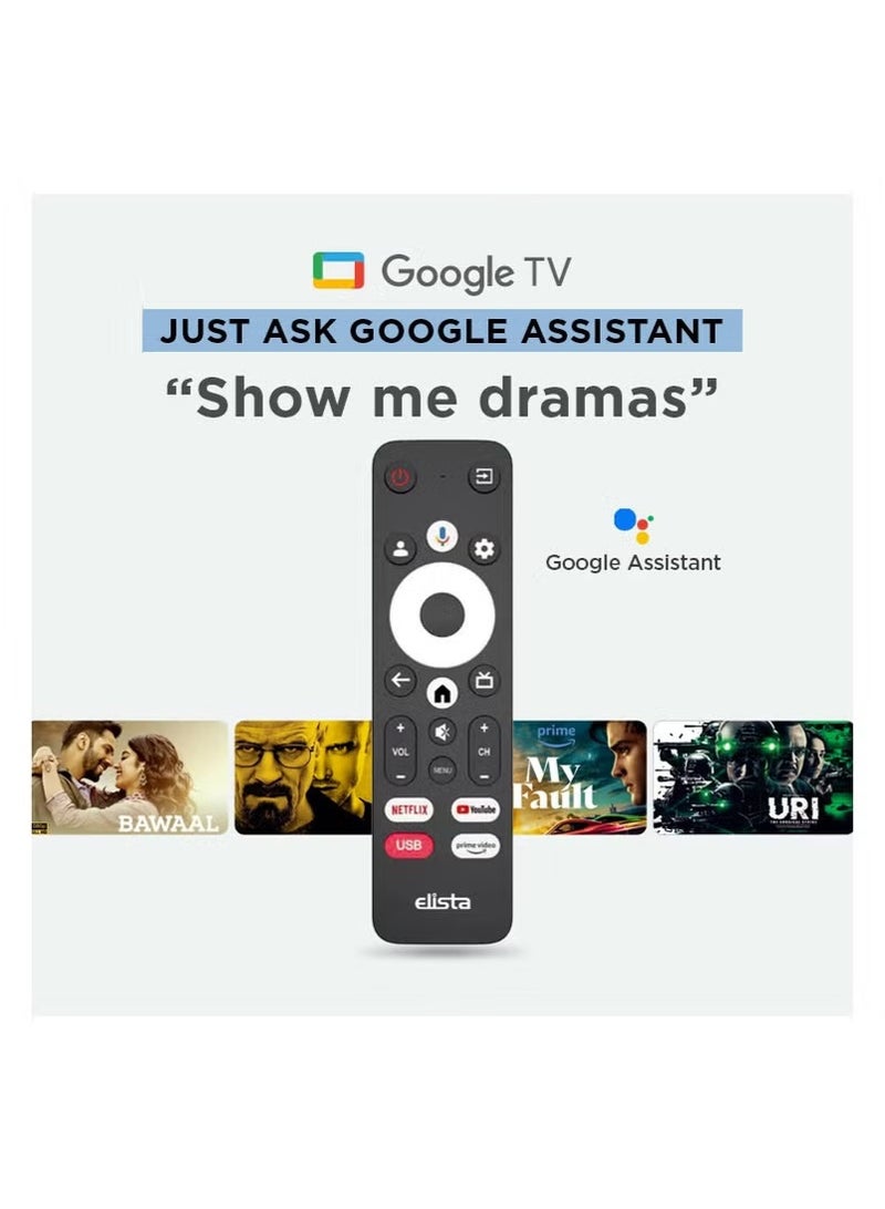 Elista 43″ FHD Smart Google TV (Model: GTV‑43FHDELED) with Built‑in Soundbar - Image 4