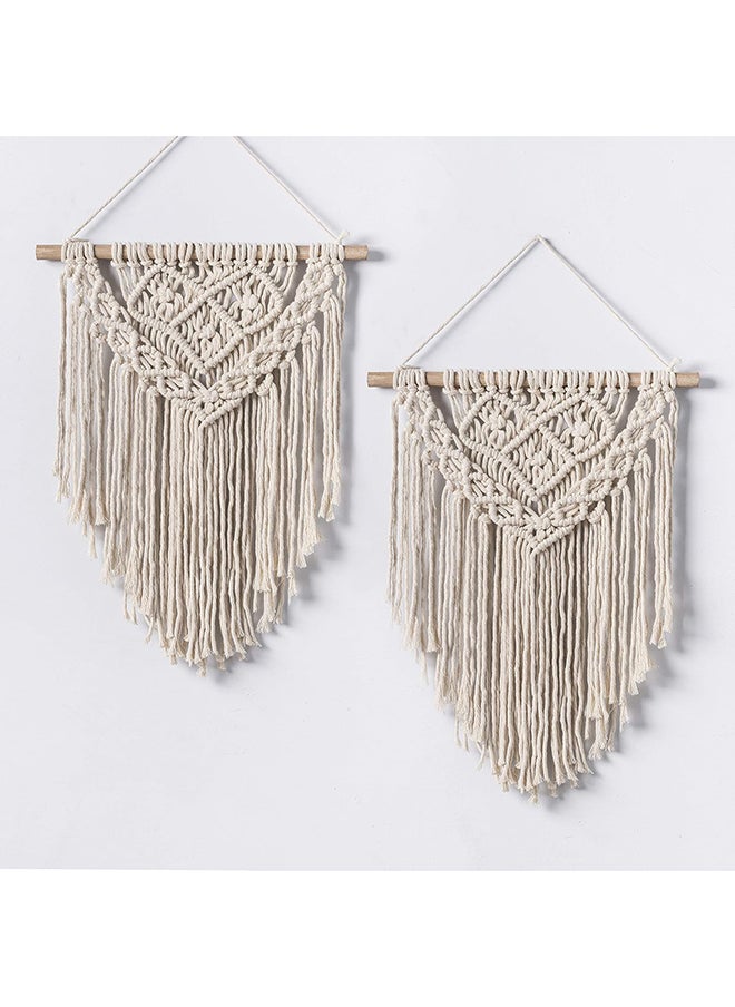 Antikiano - Macrame Wall Hanging & Wall Decor.New Bohemian Style 36x46 cm - Image 1