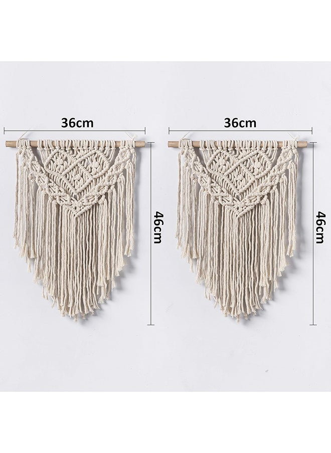 Antikiano - Macrame Wall Hanging & Wall Decor.New Bohemian Style 36x46 cm - Image 1