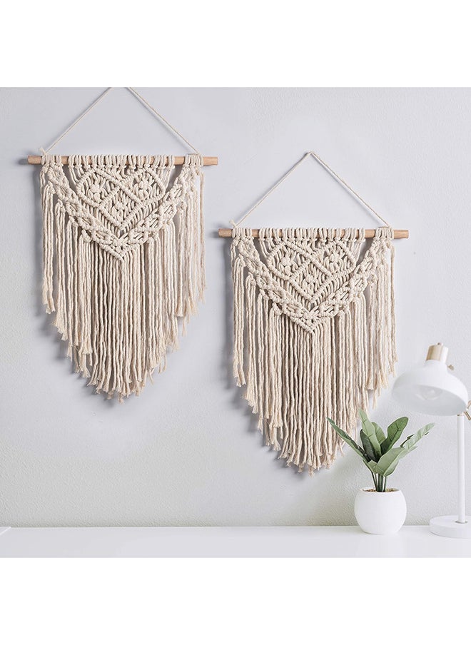 Antikiano - Macrame Wall Hanging & Wall Decor.New Bohemian Style 36x46 cm - Image 1