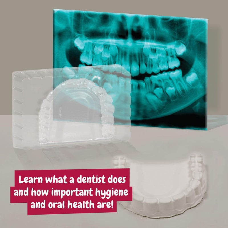 Science4you My First Dentist Kit - Doctor and Dentist Case for Children, Dentist Kit with 10 Activities, Toys and Dentist Games for Kids, Gift for Boys and Girls 5+ Years - Image 4