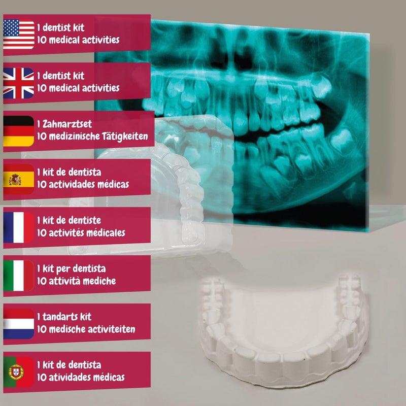 Science4you My First Dentist Kit - Doctor and Dentist Case for Children, Dentist Kit with 10 Activities, Toys and Dentist Games for Kids, Gift for Boys and Girls 5+ Years - Image 3