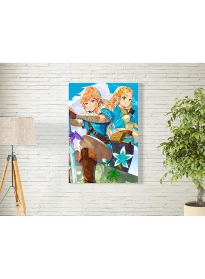 Ecokraftarabia Link V Wall Art for Decoration Home And Office Decor Poster, 20x30cm, 1Pcs (Unframed Poster) - Image 1
