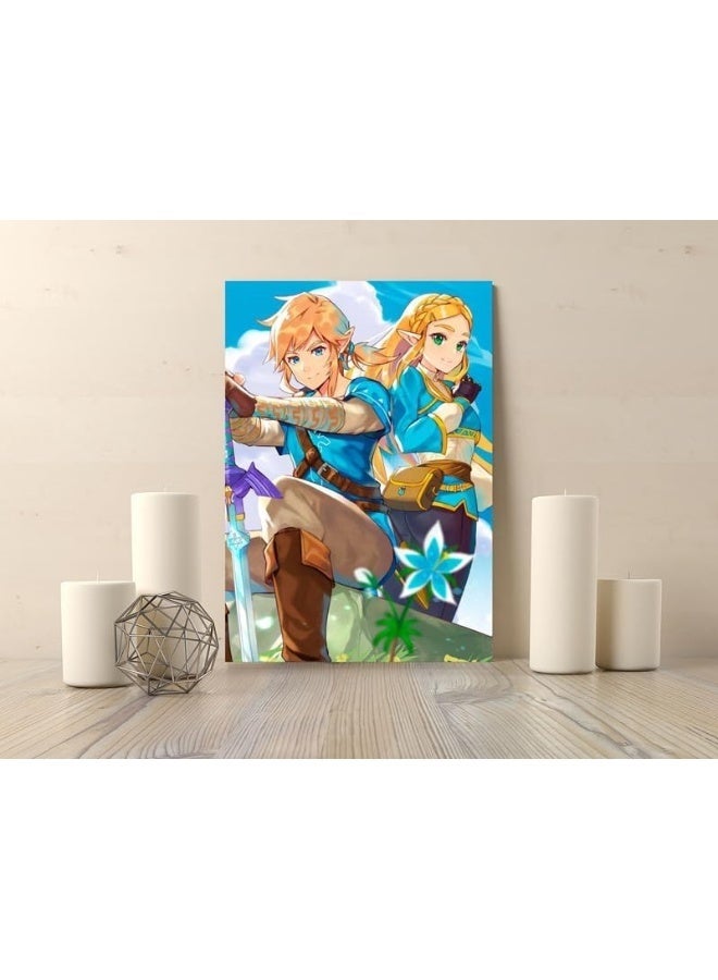 Ecokraftarabia Link V Wall Art for Decoration Home And Office Decor Poster, 20x30cm, 1Pcs (Unframed Poster) - Image 3