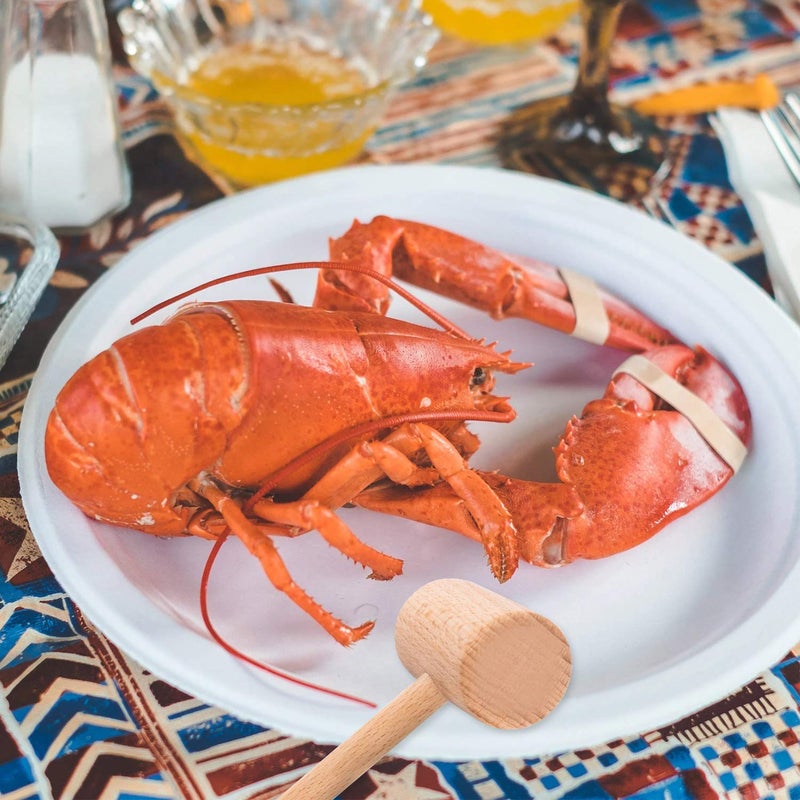 ZAUGONTW Wooden Crab Mallet, Crab Mallet for Lobster, Crab and Other Shellfish, 3Pcs - Image 4
