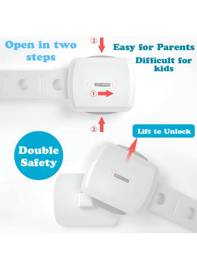 KidDough Furniture Safety Locks For Kids (Dual Locking Locks) - Image 3
