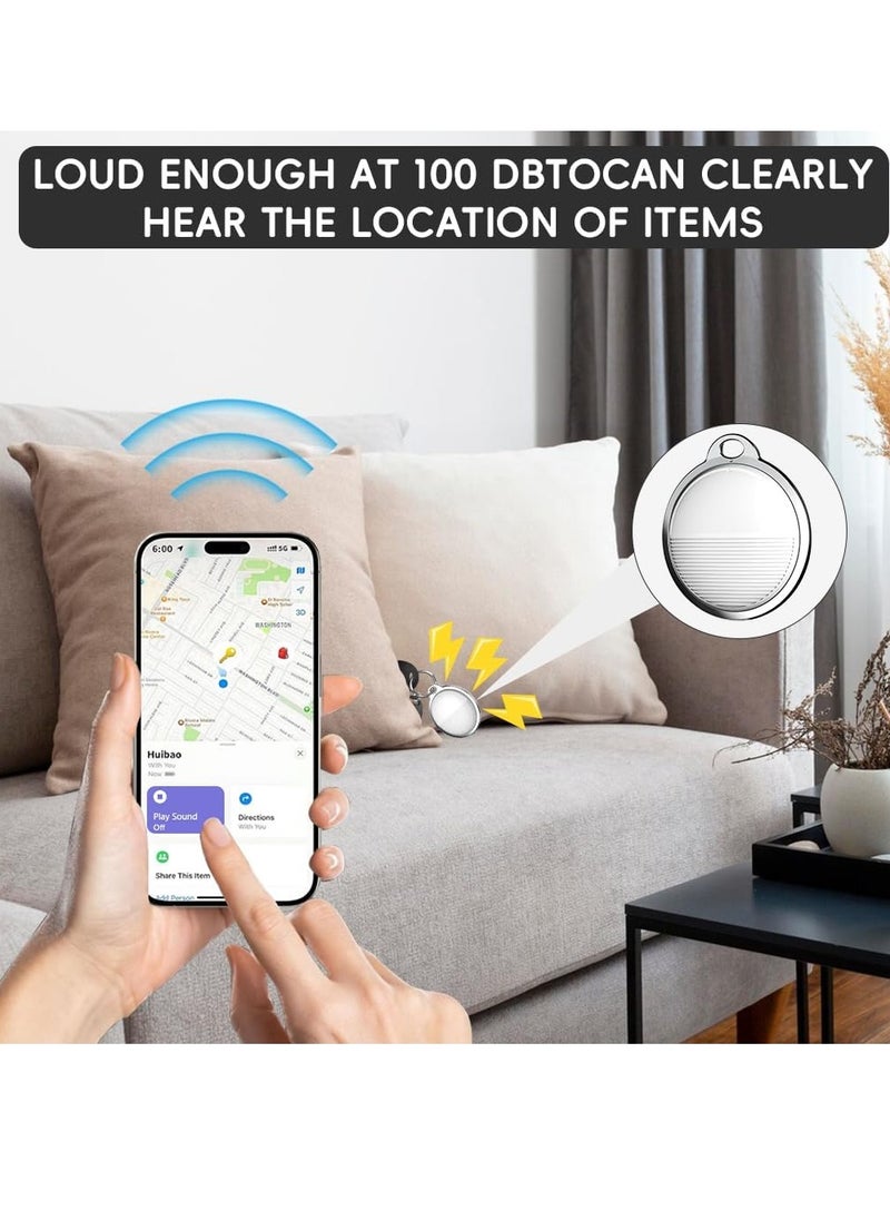 BORTONY Location Tracker Smart Air Tag Works with Apple Find My App Smart AIR Tag, with Sound Alarm and IPX4 Waterproof Smart Navigation Device for Child, Elders, Pets, Keys, Bags, Wallets and More  - Image 3