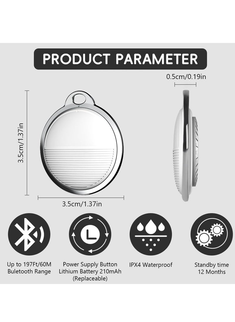 BORTONY Location Tracker Smart Air Tag Works with Apple Find My App Smart AIR Tag, with Sound Alarm and IPX4 Waterproof Smart Navigation Device for Child, Elders, Pets, Keys, Bags, Wallets and More  - Image 4