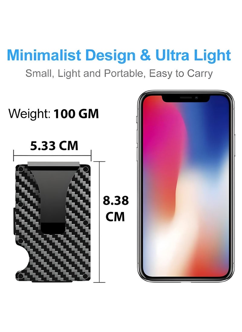 Carbon fiber Credit card holder money clip wallet - pzsku/Z71E81E03E15E807E3ACFZ/45/_/1704723666/1ae6a8a3-5e3f-4eaf-be14-8459ea2b5f50