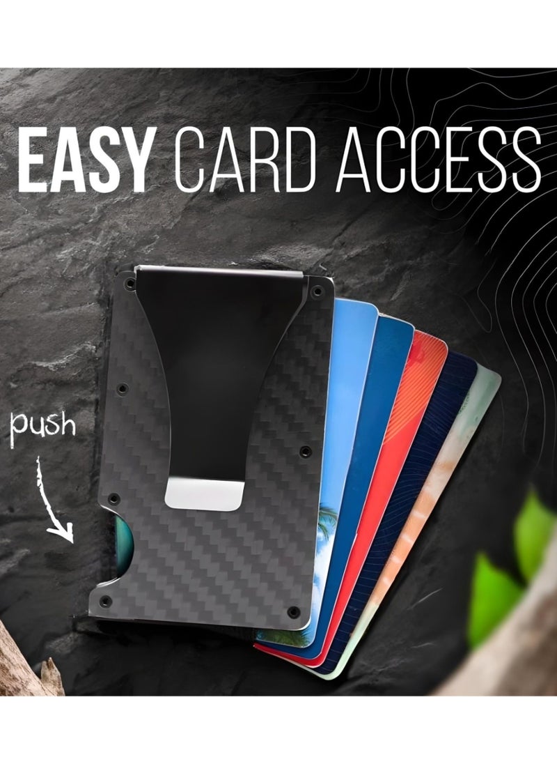 Carbon fiber Credit card holder money clip wallet - pzsku/Z71E81E03E15E807E3ACFZ/45/_/1709233600/cec43bfe-2f6b-4017-9a11-cb6342b05402