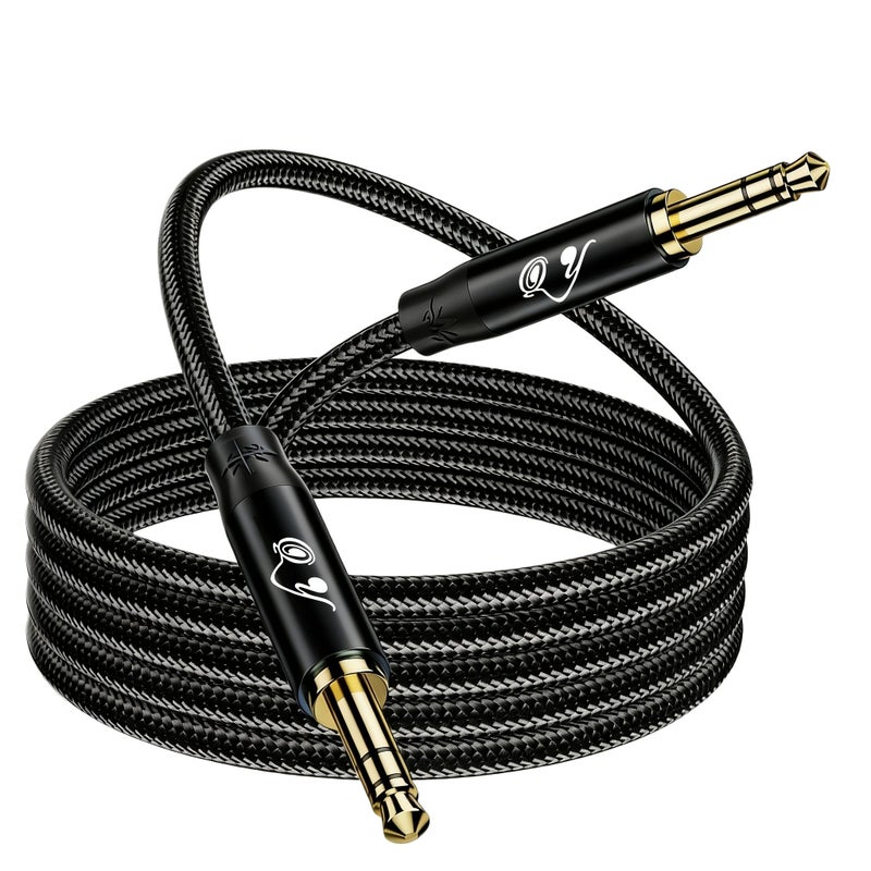 Nylon Braided 3.5mm to 3.5mm Audio Cable 118.11inch Hi Fidelity Sound Aux Adapter - Image 1