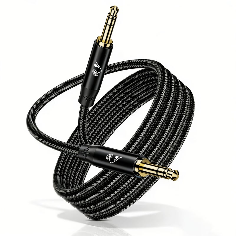 Nylon Braided 3.5mm to 3.5mm Audio Cable 118.11inch Hi Fidelity Sound Aux Adapter - Image 5