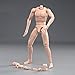 Fremego 16 Scale Male Body 12inch Flexible Muscle Male Soldier Action Figure Body Artistic Human Body Miniature Figure Doll Pale Skin - Image 4