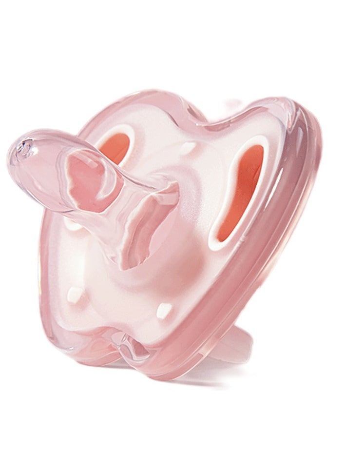 SQNCHN Nighttime Apple-Shaped Baby Pacifier with Flat Nipple – Liquid Food-Grade Silicone, Soft Glow Design, BPA-Free, Includes Anti-Loss Chain & Storage Case, Large Safety Air Holes for 0-6 Months.  - Image 5
