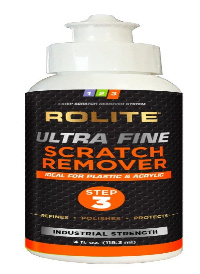 Rolite Ultra Fine Scratch Remover for Plastic & Acrylic Surfaces Including Marine Strataglass & Eisenglass, Headlights, Aquariums, 4oz, - Image 1