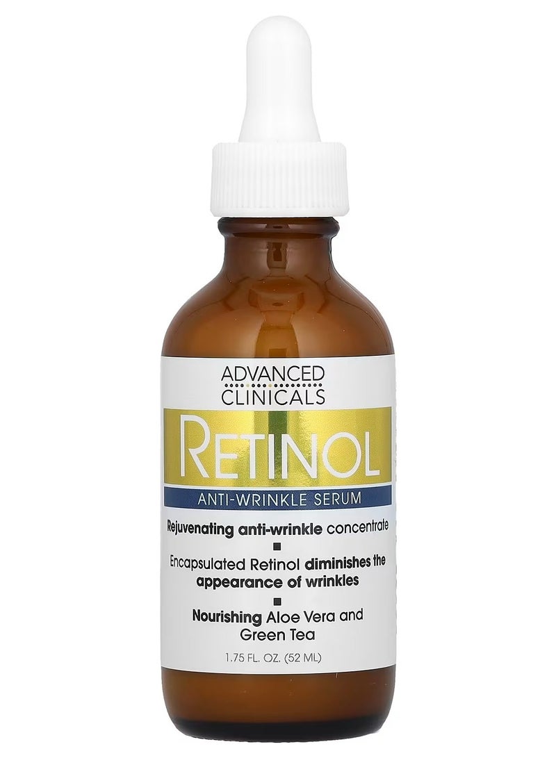 Advanced Clinicals Retinol Serum Anti Wrinkle 1.75 fl oz (52 ml) - Image 2