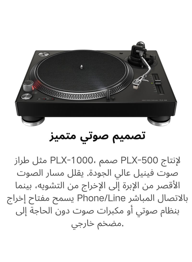 Pioneer Professional-Grade Direct-Drive DJ Turntable - Perfect for DJs and Audiophiles, Black. Installation tutorial shown in the product images. - Image 2