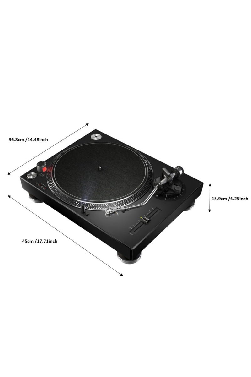 Pioneer Professional-Grade Direct-Drive DJ Turntable - Perfect for DJs and Audiophiles, Black. Installation tutorial shown in the product images. - Image 4